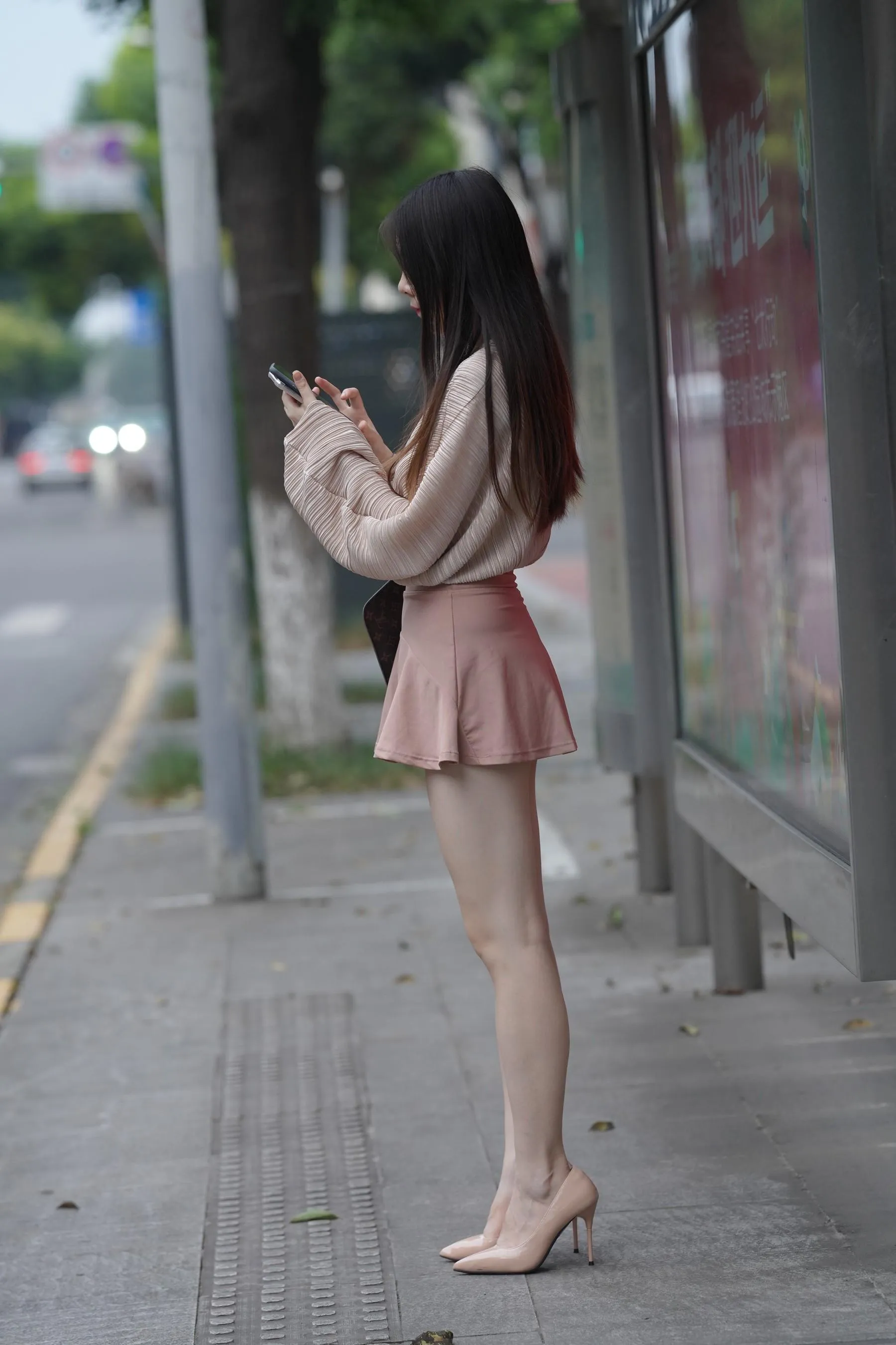 魔镜街拍 NO.167 可爱的粉色短裙小姐姐 [495P]插图3